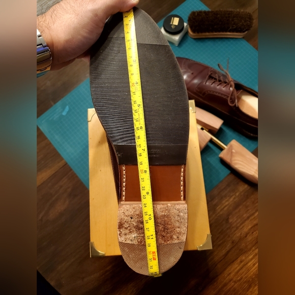 Florsheim - Goodyear Welted - BURGANDY Veblen long wing derby/blucher. - Picture 7 of 8